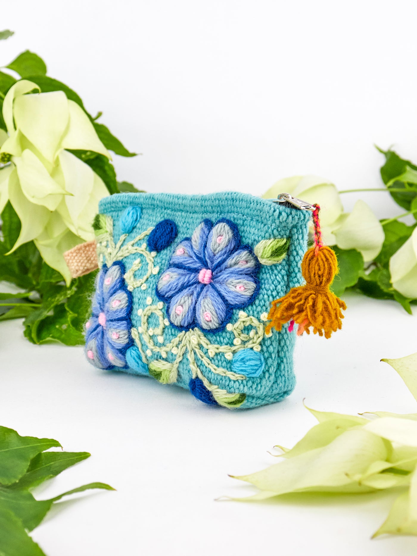 Victoria Embroidered Coin Purse