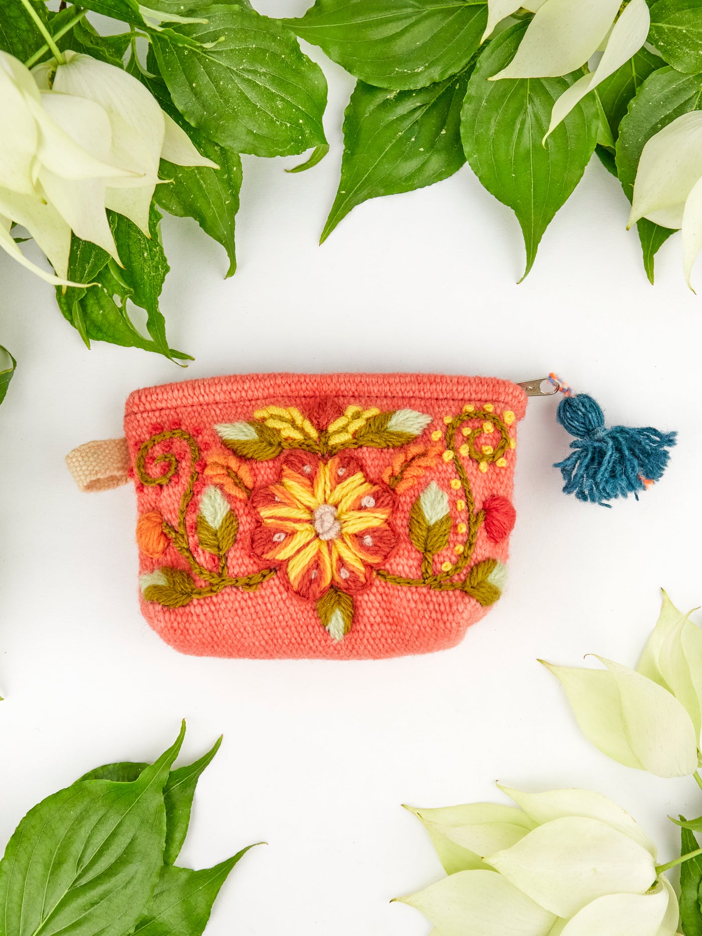 Victoria Embroidered Coin Purse