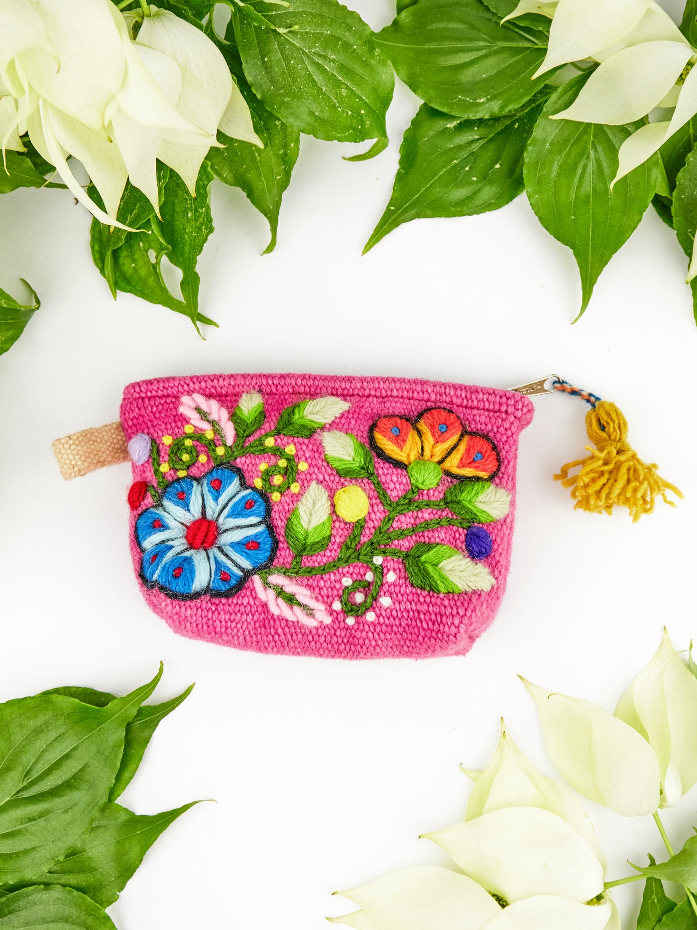 Victoria Embroidered Coin Purse