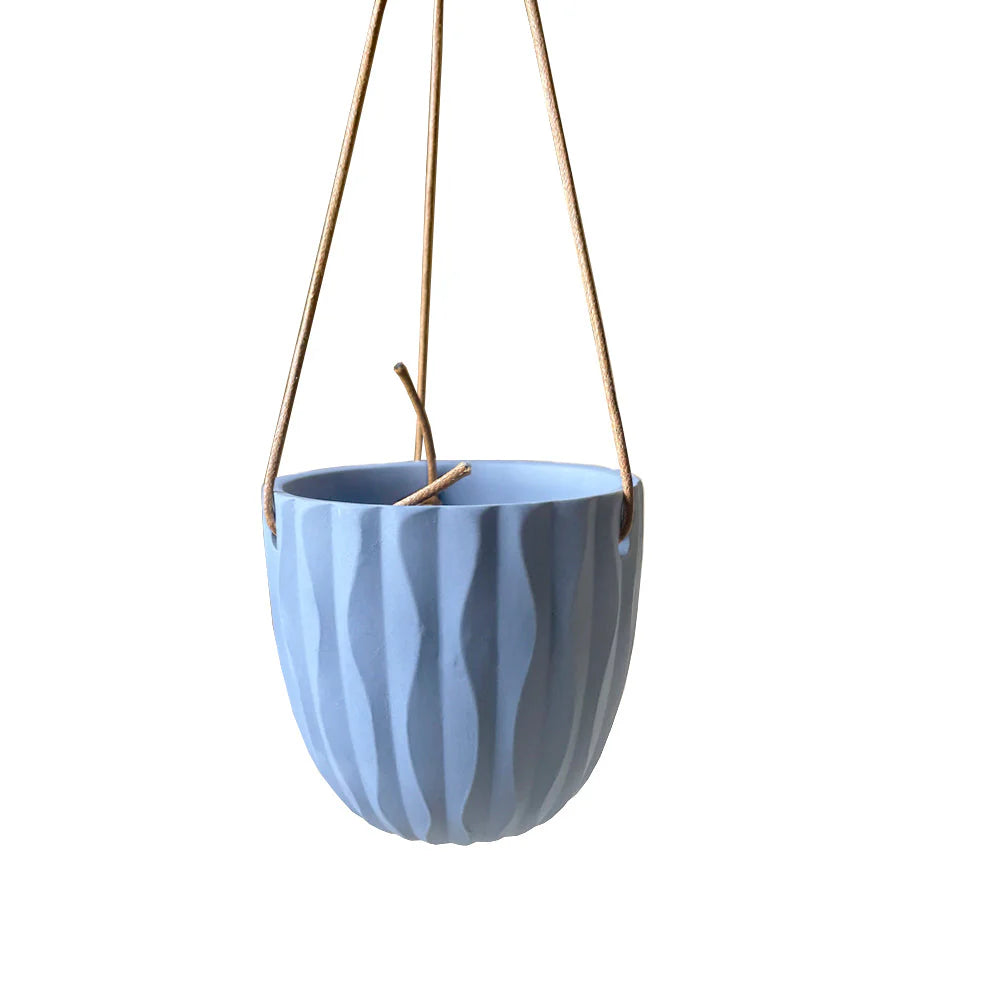 Virago Modern Hanging Planter- Waves