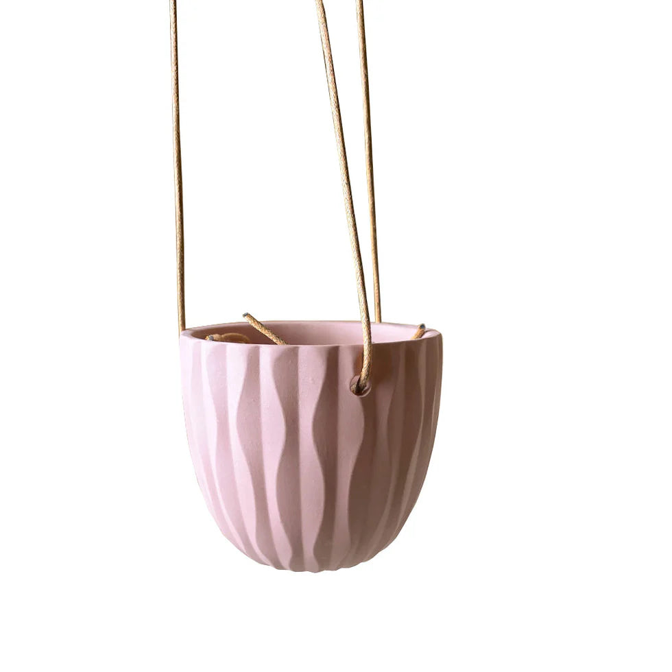 Virago Modern Hanging Planter- Waves