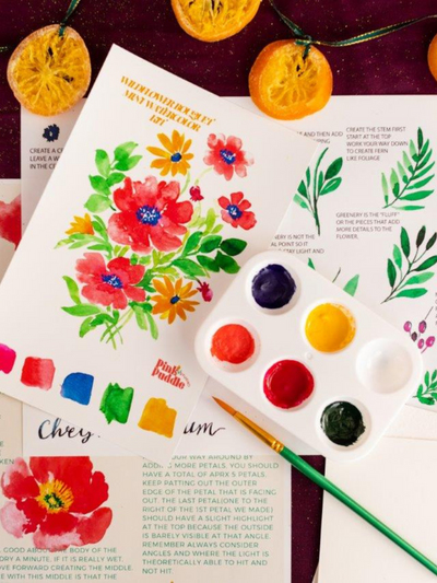 Watercolor Craft Kit Wildflower Bouquet