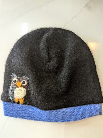 Owl Cashmere Hat - Toddler