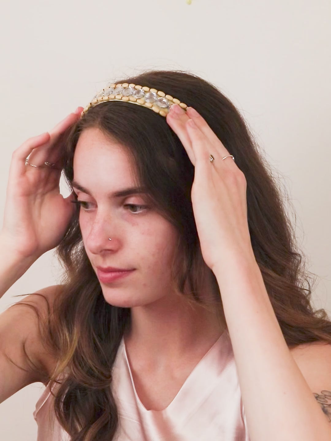 Siren Shimmer Beaded Headband