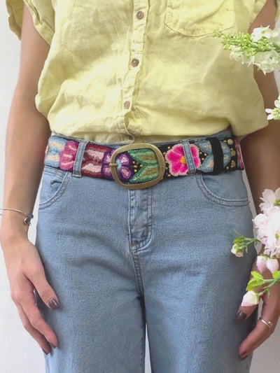 Botanica Embroidered Belt